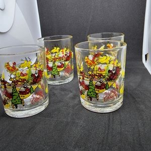 Christmas Print Shot Glasses